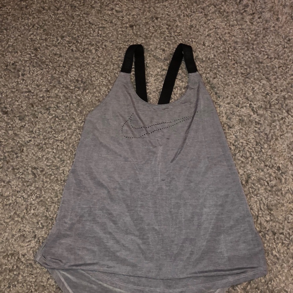 women’s cross cross back nike tank top